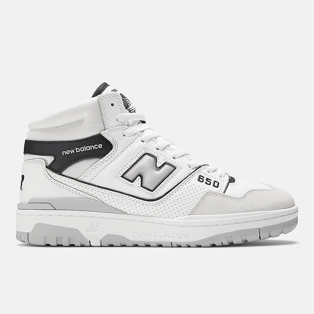 New Balance 650 Shoes White with Black and Angora